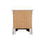 Table de chevet traditionnelle blanche intemporelle