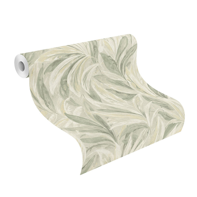 Papier peint Rennie Leaves, Vert
