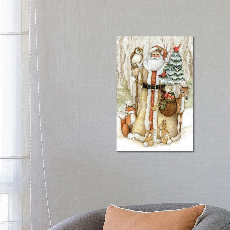 Giclée sur toile tendue Tall Santa, H 26 po x l 18 po