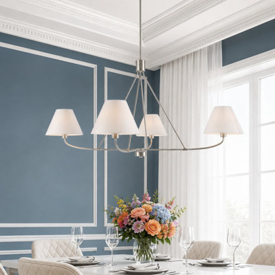 Iron 4-Light Chandelier