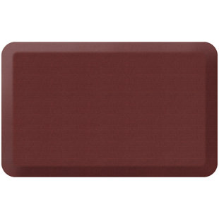 Tapis anti-fatigue designer en toile de ramie confortable