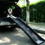 Rampe noire pour animaux de compagnie tout-terrain - Peut supporter 90 kg d'animaux de compagnie, glissade, transport facile et conservation de l'espace