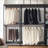 Walk-in Closet System, Monica Modular Extra Deep Storage | Rustic | Melamine