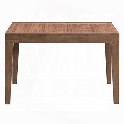 Extendable Dining Table Modern Kitchen Dining Wooden Furniture 1Pc Self Storing Leaf