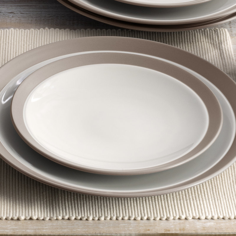 Noritake Colorwave Curve Salad Plates, 8-1/2", Clay