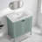 Leawood 30" Freestanding Bathroom Vanity with Ceramic Basin-420513523