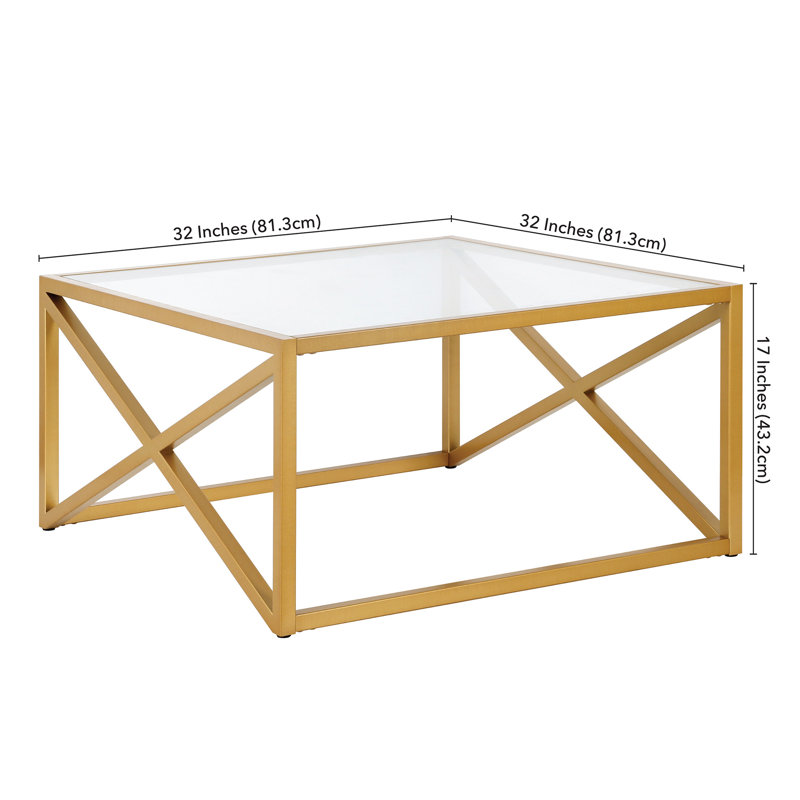 Table basse Calix, Laiton