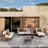 Janski 5 - Person Outdoor Sectional Seating Group with Cushions
