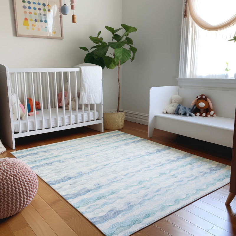 Premium Machine Washable Cerrito AMF195 Rug, Rectangle 3' x 5'