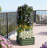 Galvanized Planter Box Raised Garden Bed With Cage-1050383182