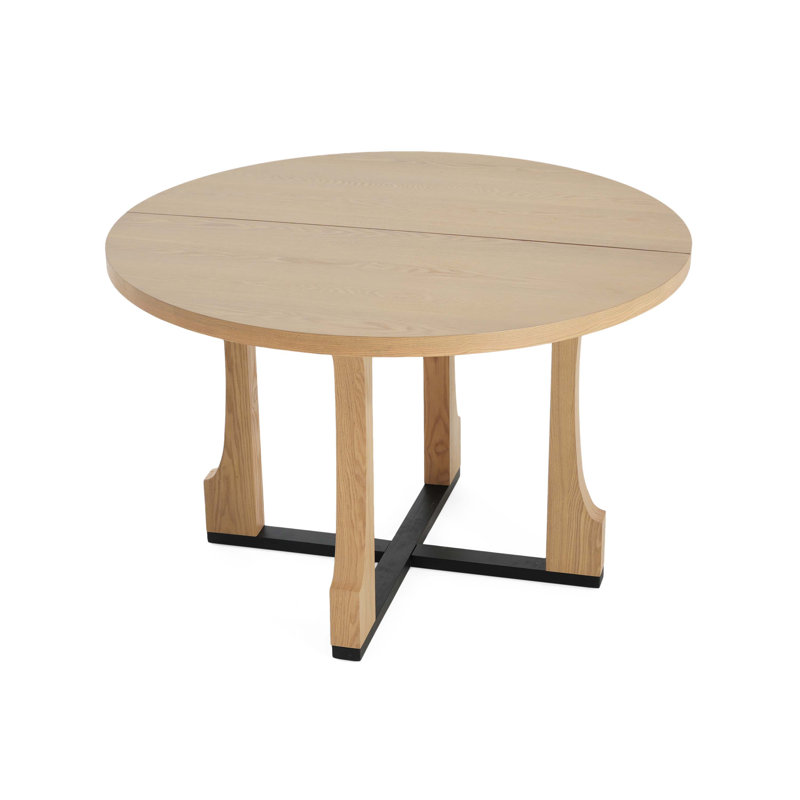 48" Round Dining Table, Natural Ash