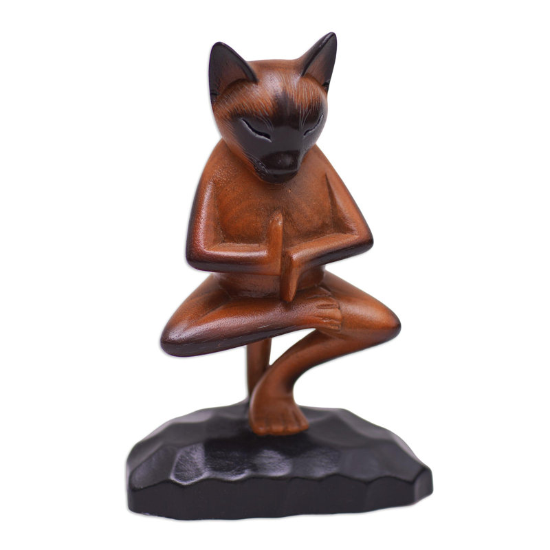 Sculpture de chat Edisha Vrkasana