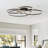 6-Light Flush Mount with Remote Control-124797181-124799220