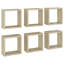 Glendine 6 Piece Square Cube Shelf
