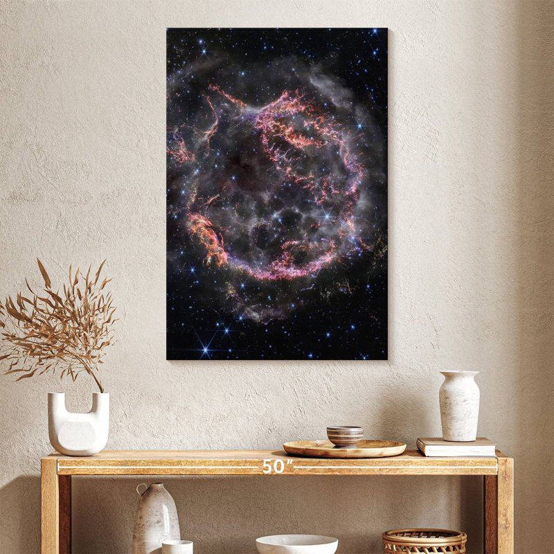 Oberle Cassiopeia A - NIRCam Image, 24" H x 16" W