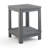 Keter Deluxe Adirondack Side Table Durable Resin Outdoor Double Tier Patio End Table-119237492