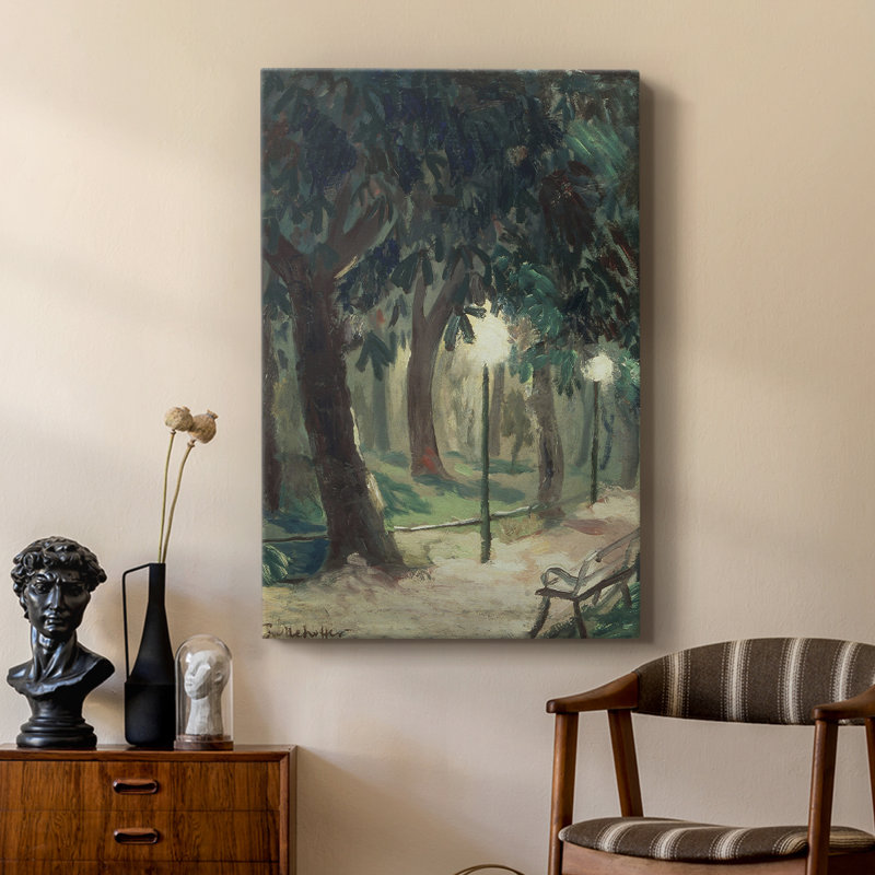 Paysage rétro CXLVII - galerie Cavas sur mesure, H 12 po x l 8 po