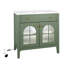 Meuble-lavabo autoportant de 36 po avec lavabo en céramique et capteur de mouvement-726762944