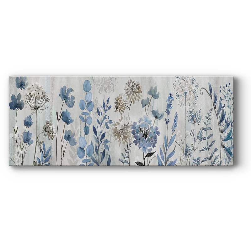 " Blue Meadow ", 12" H x 30" W x 1.5" D