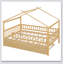 Wooden House Bed With Trundle-114668460
