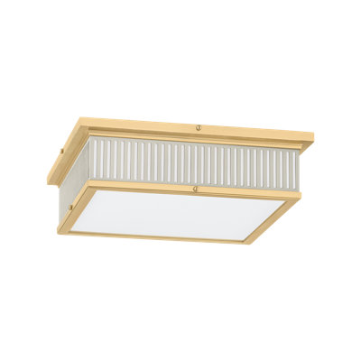 Ashdown 14" 1-Light Dimmable Integrated LED Flush Mount by Mark D. Sikes for Hudson Valley Lighting