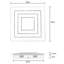 1-Light LED Semi Flush Mount-770073831
