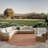  Positano 10' x Round Terracotta Ivory Modern Rug-621661296