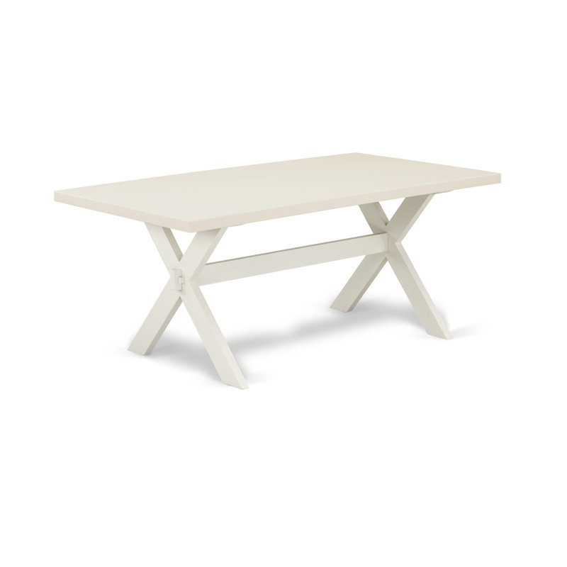 Moncayo Rubberwood Solid Wood Dining Set, 30" H x 36" W x 60" D, 5 Pieces: Table, 4 Chairs, Mint