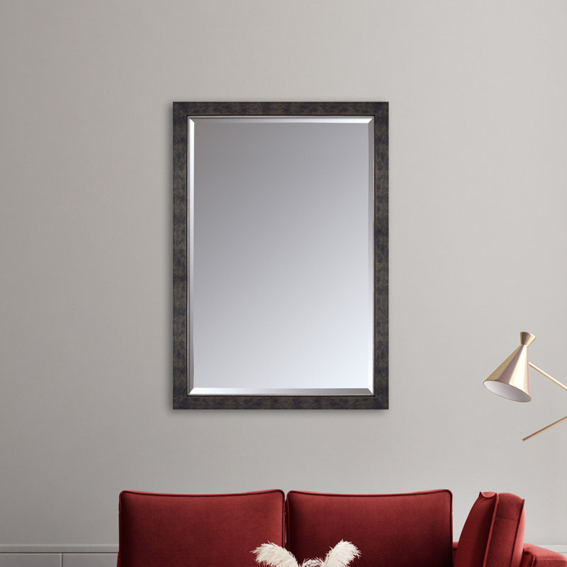 Wood Rectangle Wall Mirror