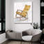 Art mural en verre épique «Retro Comfort 4» par Ethan Harper, 36 po x 36 po-1836866262