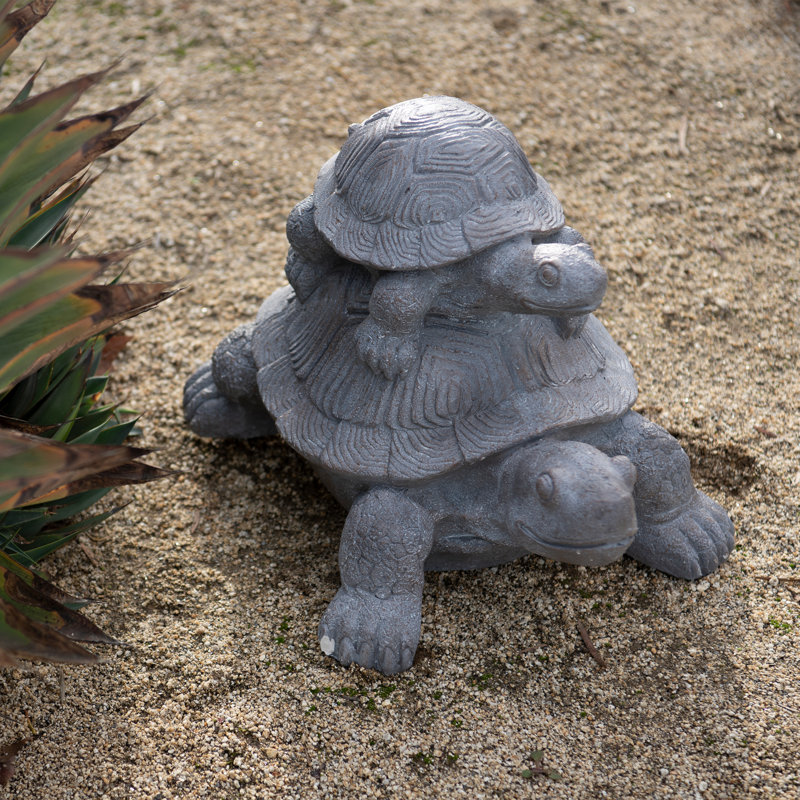 Aalayiah Tortoise Weather Resistant Garden Statue