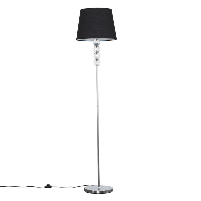 Fassbender 154cm Traditional Floor Lamp, Blue, No Bulb
