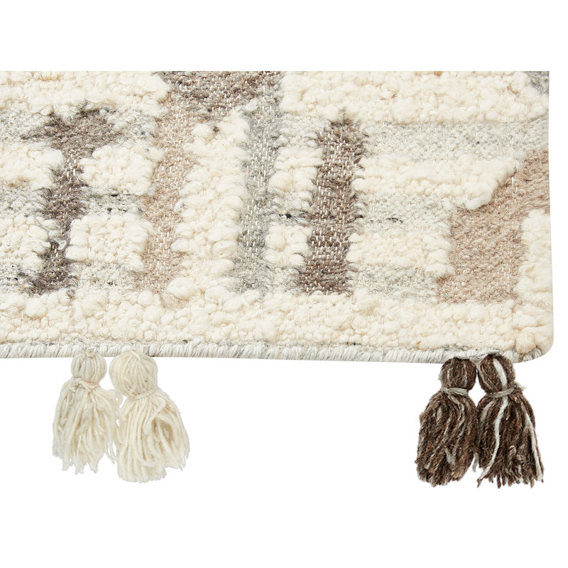 Novello Geometric Hand Woven Area Rug, Rectangle 80 x 150cm