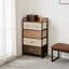 Armoire de rangement à 4 niveaux, organisateur de rangement, tour de commode autoportante, armoire de rangement pour couloir