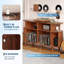 Armoire tourne-disque 55 po Mid-Century