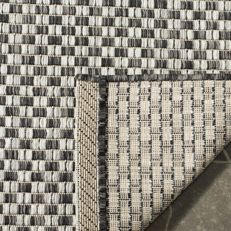 Tapis d'intérieur / extérieur à motif géométrique Dirks Performance, Rectangle 5 pi 3 po x 7 pi 7 po