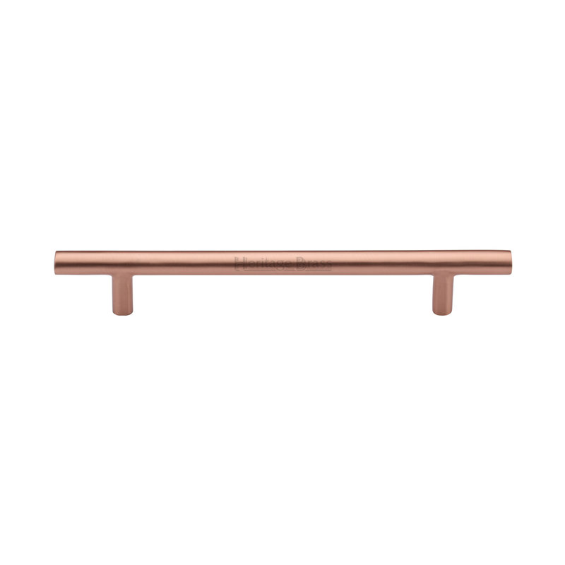 Heritage Brass Heritage Cabinet Pull Bar Design, 16.5cm H x 1.1cm W x 3.2cm D, Matt Black