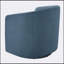 Fauteuil demi-tonneau bleu Ardena-266131067