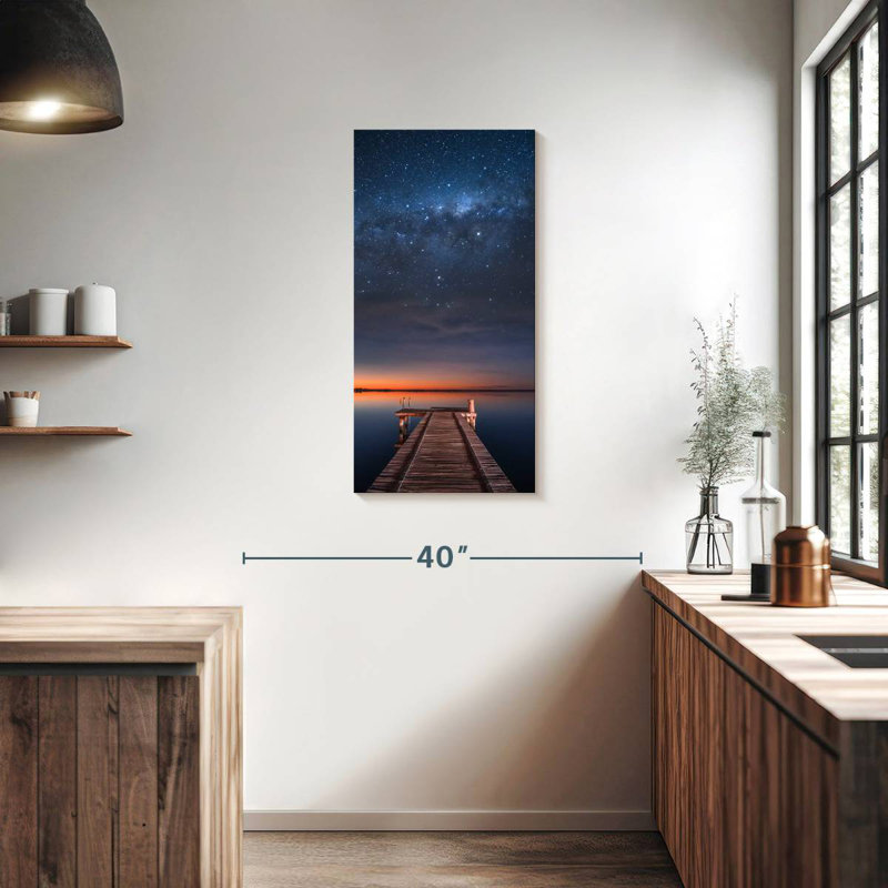 Starlit Bonney Lake, 36" H x 18" W