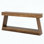 Two-Tiered Rustic Console Table with Solid MDF Construction