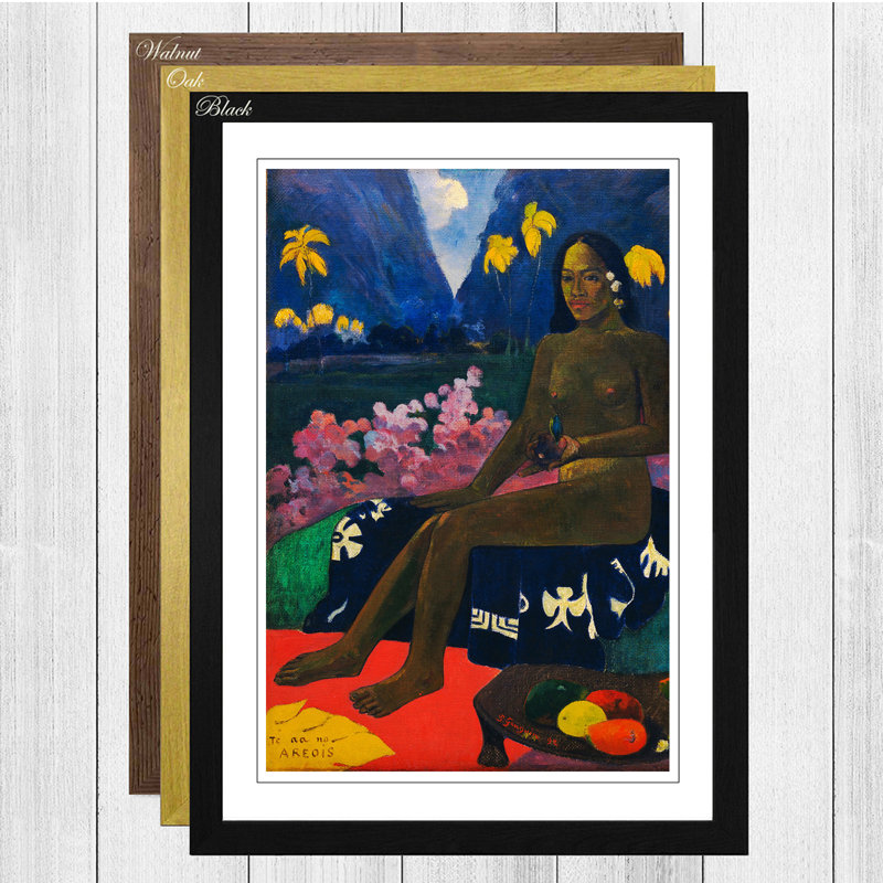 Paul Gauguin - Single Picture Frame Painting, Black