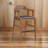 Lyndel Upholstered Faux Leather Counter Stool with Solid Wood Frame-2082571800