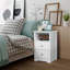 Laverriere 40cm W Manufactured Wood Bedside Table-852752891