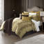 Ensemble de housse de couette et 2 taies décoratives Aurelia Glow-120919929