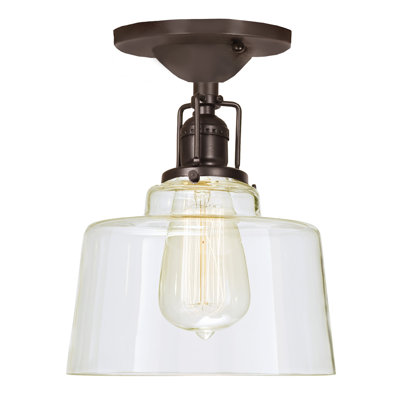 Shumway Glass Semi Flush Mount