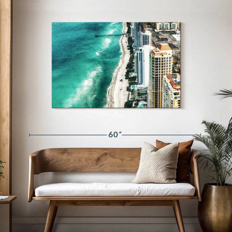 Nicci Miami Beach en été, H 30 po x l 45 po