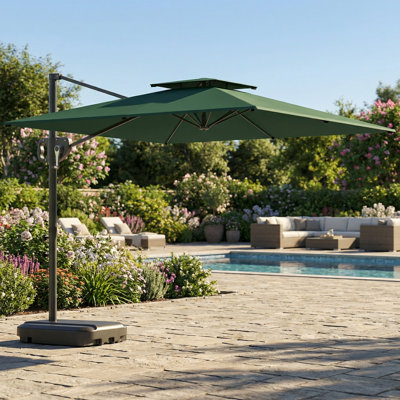 247cm Tilt Cantilever Parasol