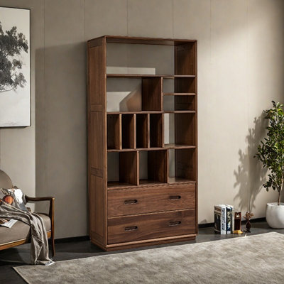 Light luxury solid wood bookcase