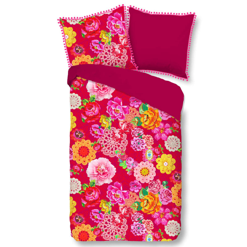 Happiness Duvet Cover Woodstock, 140 x 200cm Duvet Cover + 2 Pillowcases (60 x 70)