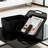 Large Plastic Shallow Storage Baskets And Trays, Durable A4 Size Desktop Organizer With Woven Pattern Design, Multi-Purpose For Home And Office Use